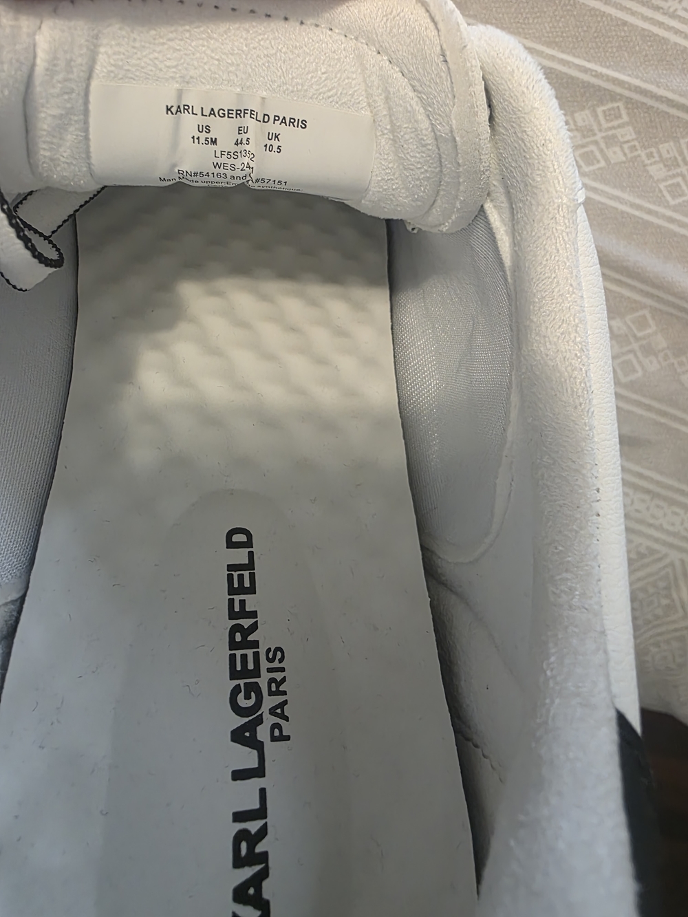 Karl Lagerfeld Paris White Sneakers